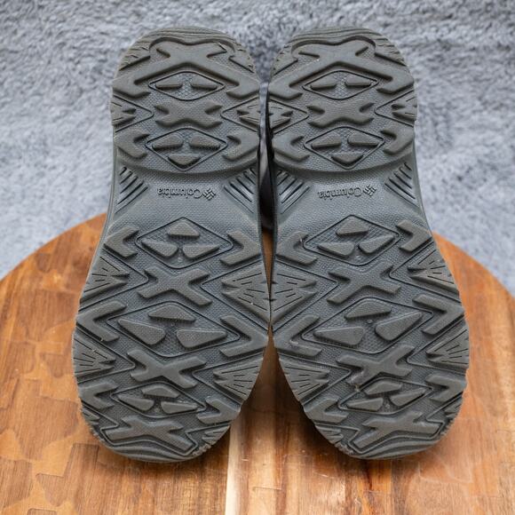 Columbia Youth 4 Bugaboot Gray Shearling Lace Up Waterproof Snow Boots - Picture 6 of 6